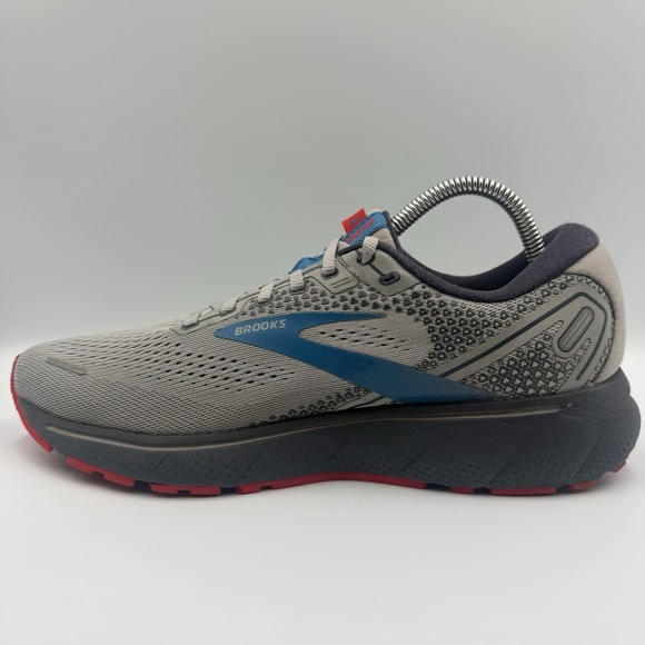 Brooks Ghost 14 Men\'s Size 9 Gray Running Athletic Shoes Sneakers 1103691D078 main image 9